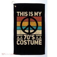 My 70s Costume 70 Style Peace Hippie 70's Disco 1970s Outfit Golf Towel thumb 0