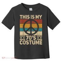 My 70s Costume 70 Style Peace Hippie 70's Disco 1970s Outfit Toddler T-Shirt thumb 0