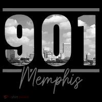 Memphis 901 Area Code Skyline Tennessee Vintage T-Shirt thumb 7