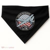 Mq 9 Reaper Uav Us Military Drone Us Patriot USA-Made Doggie Bandana thumb 0