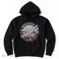Mq 9 Reaper Uav Us Military Drone Us Patriot Hoodie thumb 0