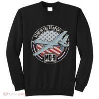 Mq 9 Reaper Uav Us Military Drone Us Patriot Sweatshirt thumb 0