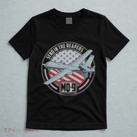 Mq 9 Reaper Uav Us Military Drone Us Patriot T-Shirt thumb 5