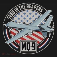 Mq 9 Reaper Uav Us Military Drone Us Patriot Baby Bodysuit thumb 2