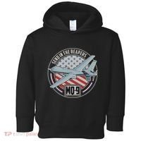 Mq 9 Reaper Uav Us Military Drone Us Patriot Toddler Hoodie thumb 0