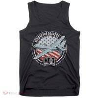 Mq 9 Reaper Uav Us Military Drone Us Patriot Tank Top thumb 0