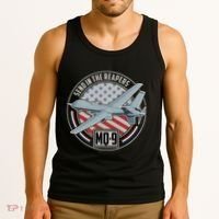 Mq 9 Reaper Uav Us Military Drone Us Patriot Tank Top thumb 3