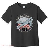 Mq 9 Reaper Uav Us Military Drone Us Patriot Toddler T-Shirt thumb 0
