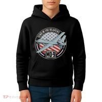Mq 9 Reaper Uav Us Military Drone Us Patriot Kids Hoodie thumb 4