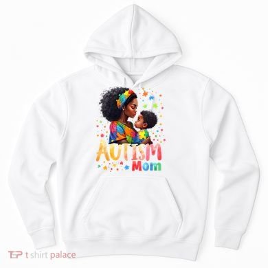 Mom Afro Autism Awareness Mama Black Autism Hoodie