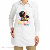 Mom Afro Autism Awareness Mama Black Autism Apron thumb 2