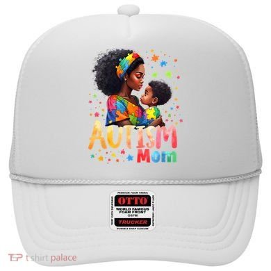 Mom Afro Autism Awareness Mama Black Autism Hat