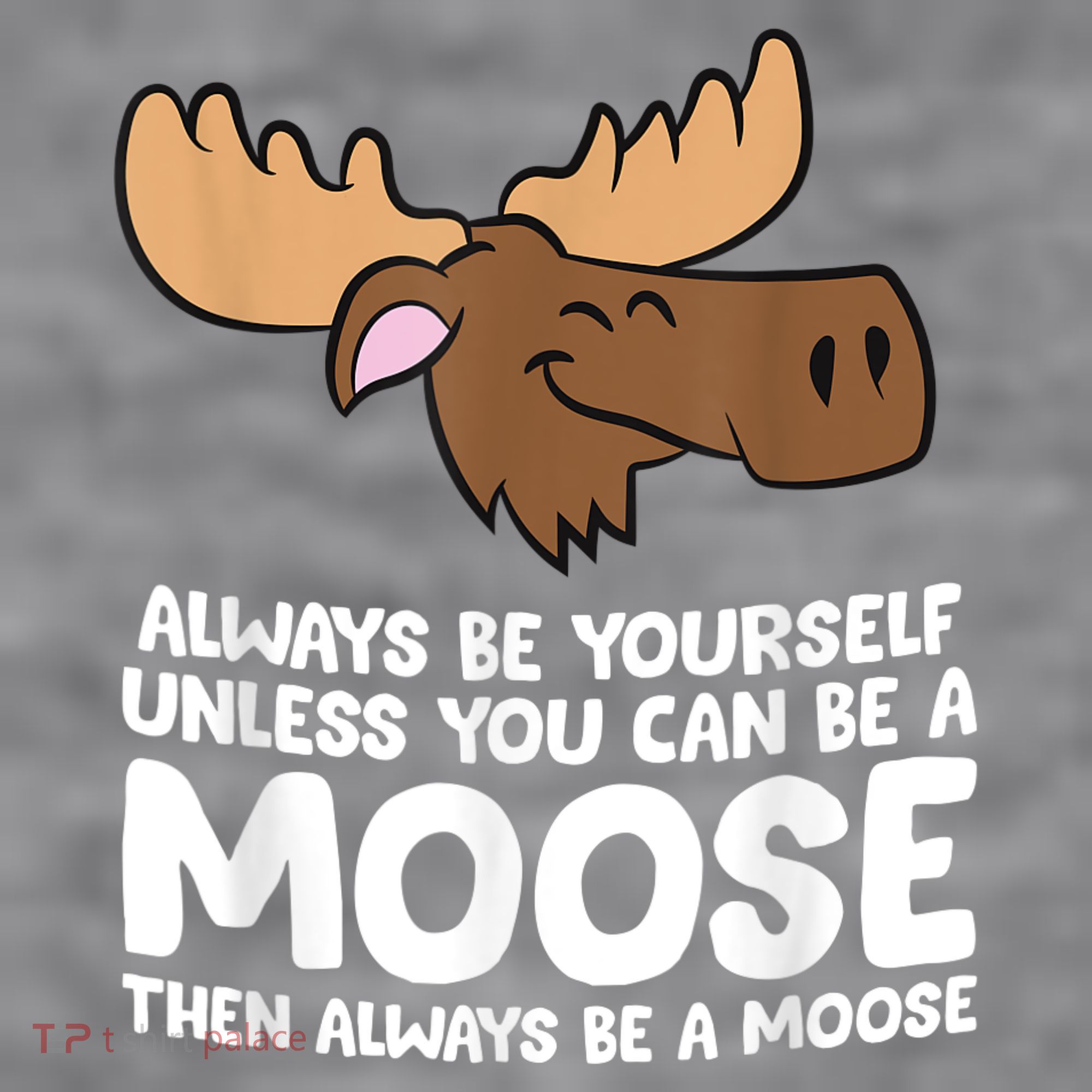 Moose Alaska Always Be Yourself Unless You Can Be A Moose Women's Racerback Cropped Tank