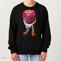 Me Asf Apple Funny Apple Face Meme Wapple Women's Sweatshirt thumb 0