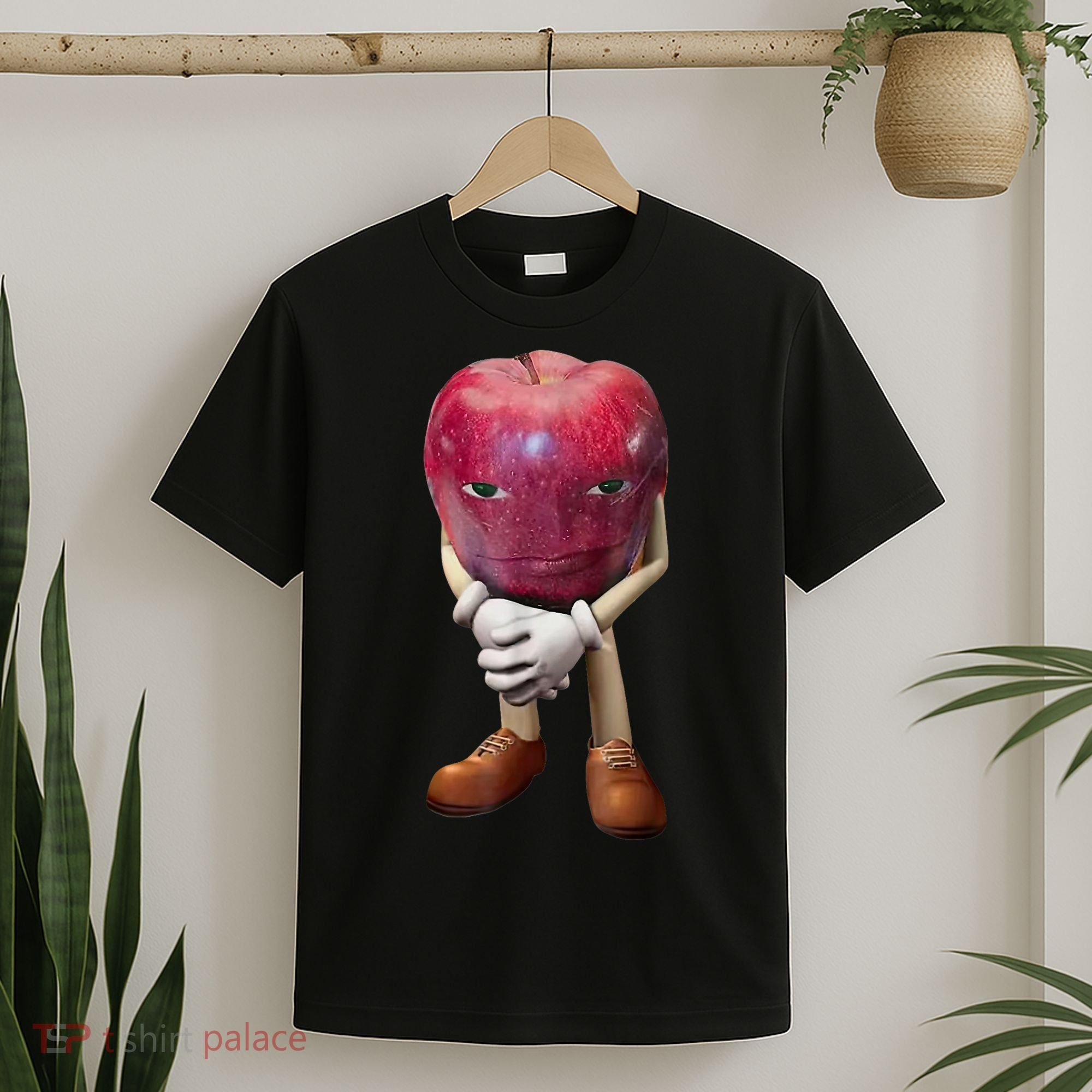 Me Asf Apple Funny Apple Face Meme Wapple T-Shirt