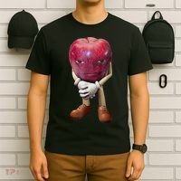 Me Asf Apple Funny Apple Face Meme Wapple T-Shirt thumb 6