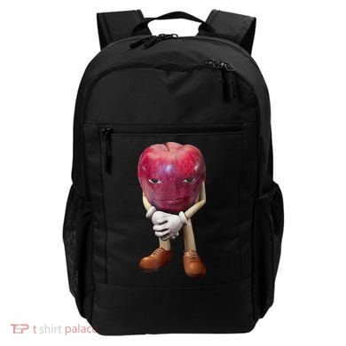 Me Asf Apple Funny Apple Face Meme Wapple Backpack