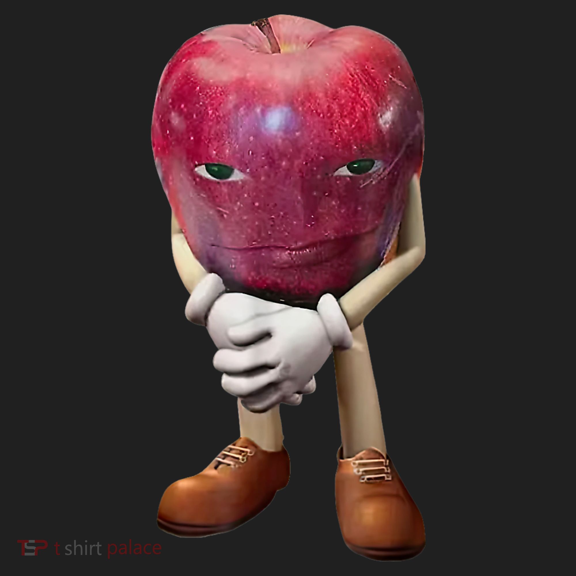 Me Asf Apple Funny Apple Face Meme Wapple Beanie