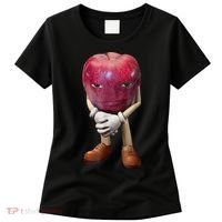Me Asf Apple Funny Apple Face Meme Wapple Women's T-Shirt thumb 0