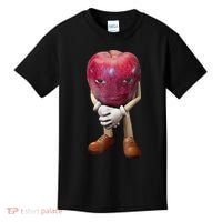Me Asf Apple Funny Apple Face Meme Wapple Kids T-Shirt thumb 0