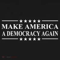 Make America A Democracy Again Gift Bucket Hat thumb 4