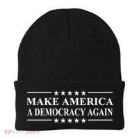 Make America A Democracy Again Gift Beanie thumb 0