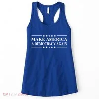 Make America A Democracy Again Gift Women's Tank Top thumb 0