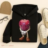 Me Asf Apple Funny Apple Face Meme Wapple Hoodie thumb 4