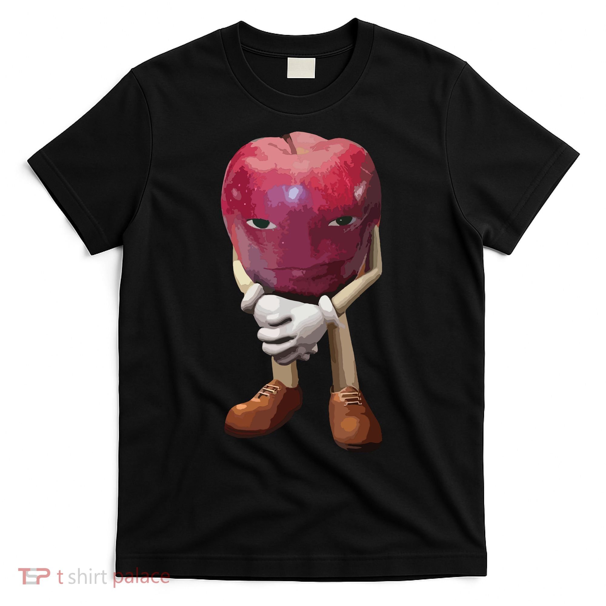 Me Asf Apple Funny Apple Face Meme Wapple T-Shirt