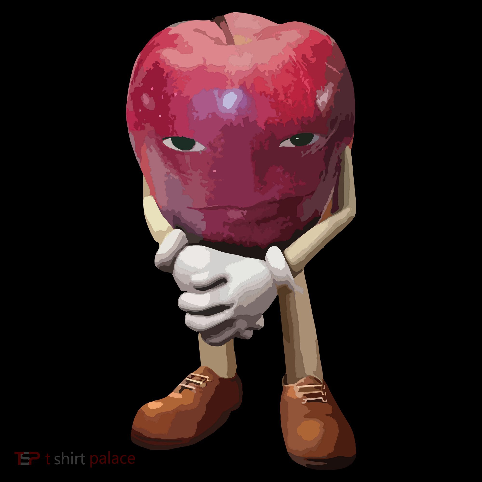 Me Asf Apple Funny Apple Face Meme Wapple Polo
