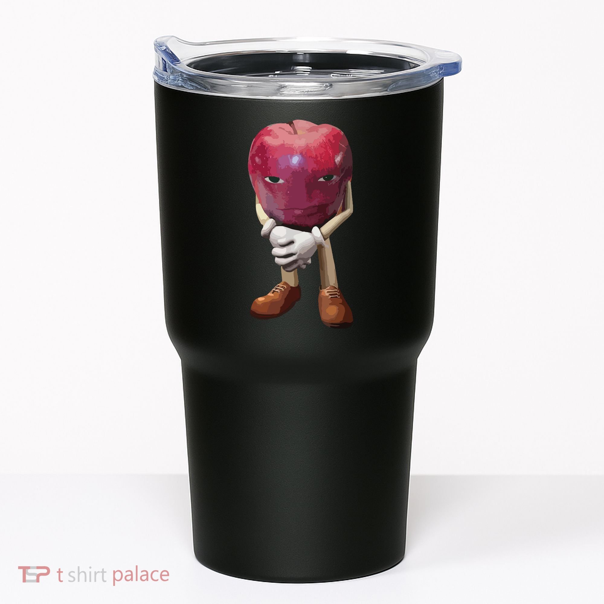 Me Asf Apple Funny Apple Face Meme Wapple Tumbler