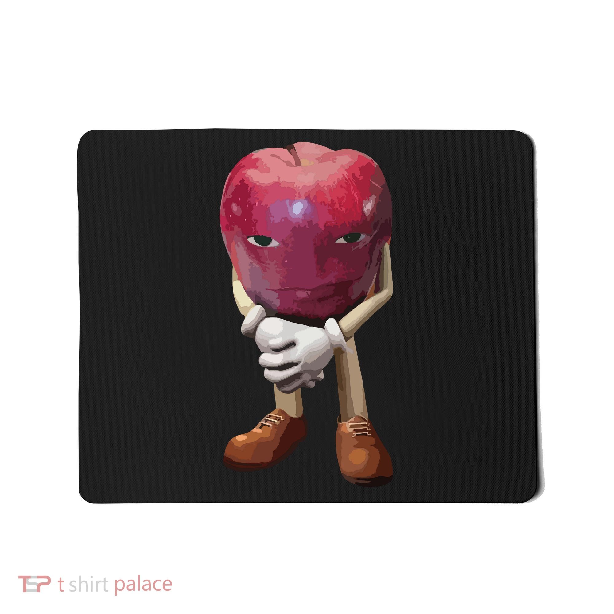 Me Asf Apple Funny Apple Face Meme Wapple Mousepad