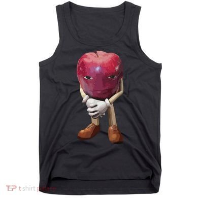 Me Asf Apple Funny Apple Face Meme Wapple Tank Top
