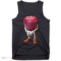 Me Asf Apple Funny Apple Face Meme Wapple Tank Top thumb 0