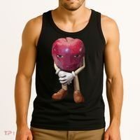 Me Asf Apple Funny Apple Face Meme Wapple Tank Top thumb 3