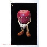 Me Asf Apple Funny Apple Face Meme Wapple Golf Towel thumb 0