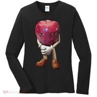 Me Asf Apple Funny Apple Face Meme Wapple Women's Long Sleeve Shirt thumb 0