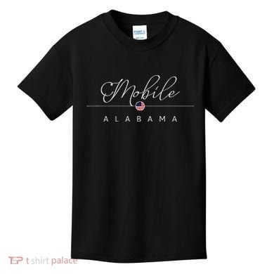 Mobile Alabama Al On Mobile Kids T-Shirt