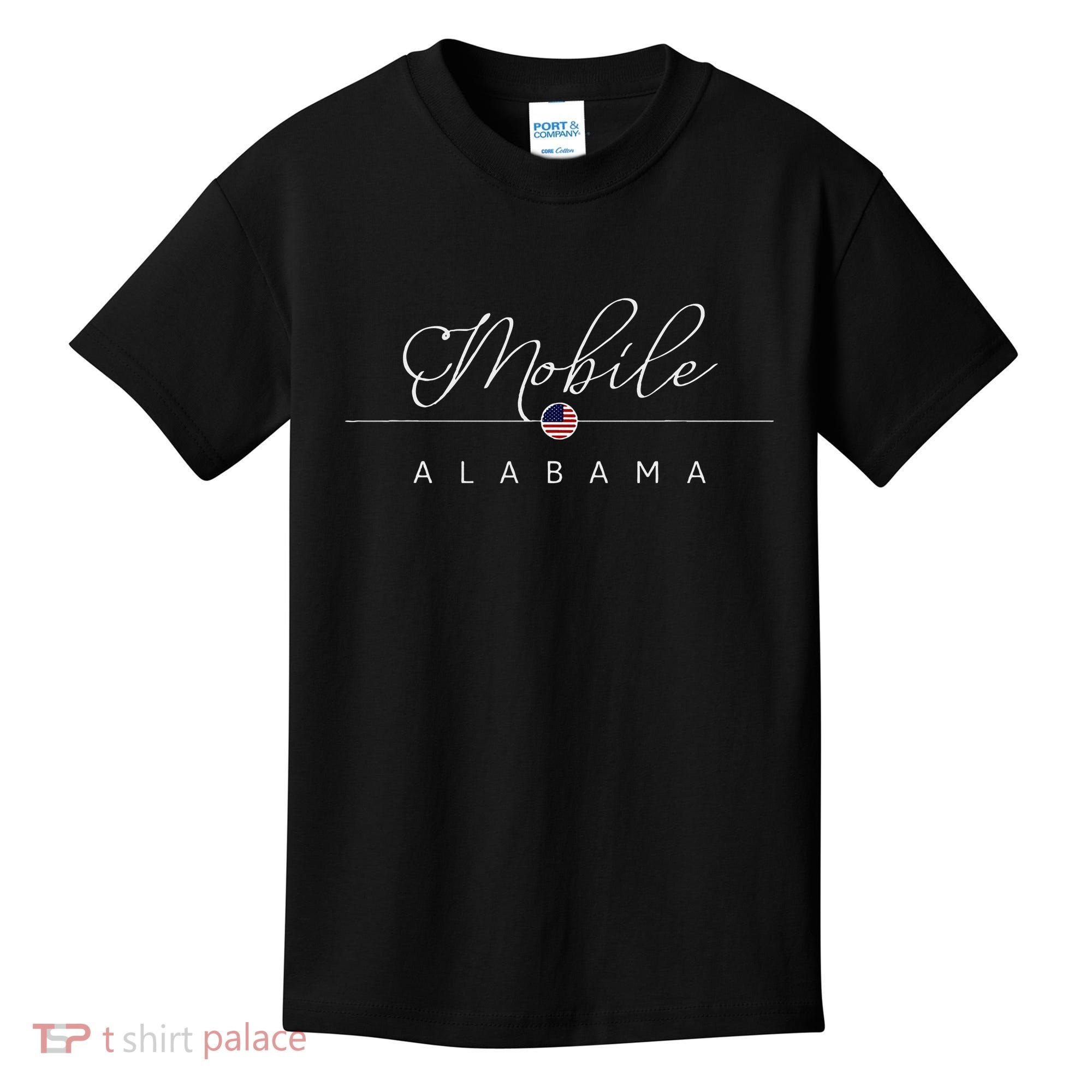Mobile Alabama Al On Mobile Kids T-Shirt