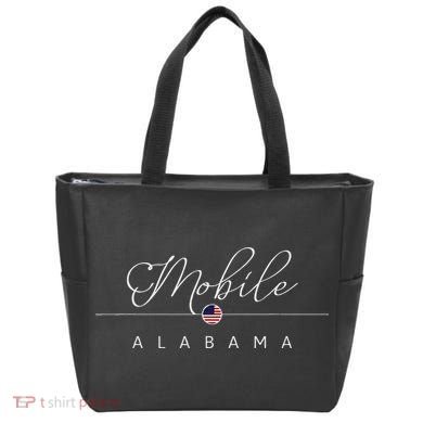 Mobile Alabama Al On Mobile Tote Bag