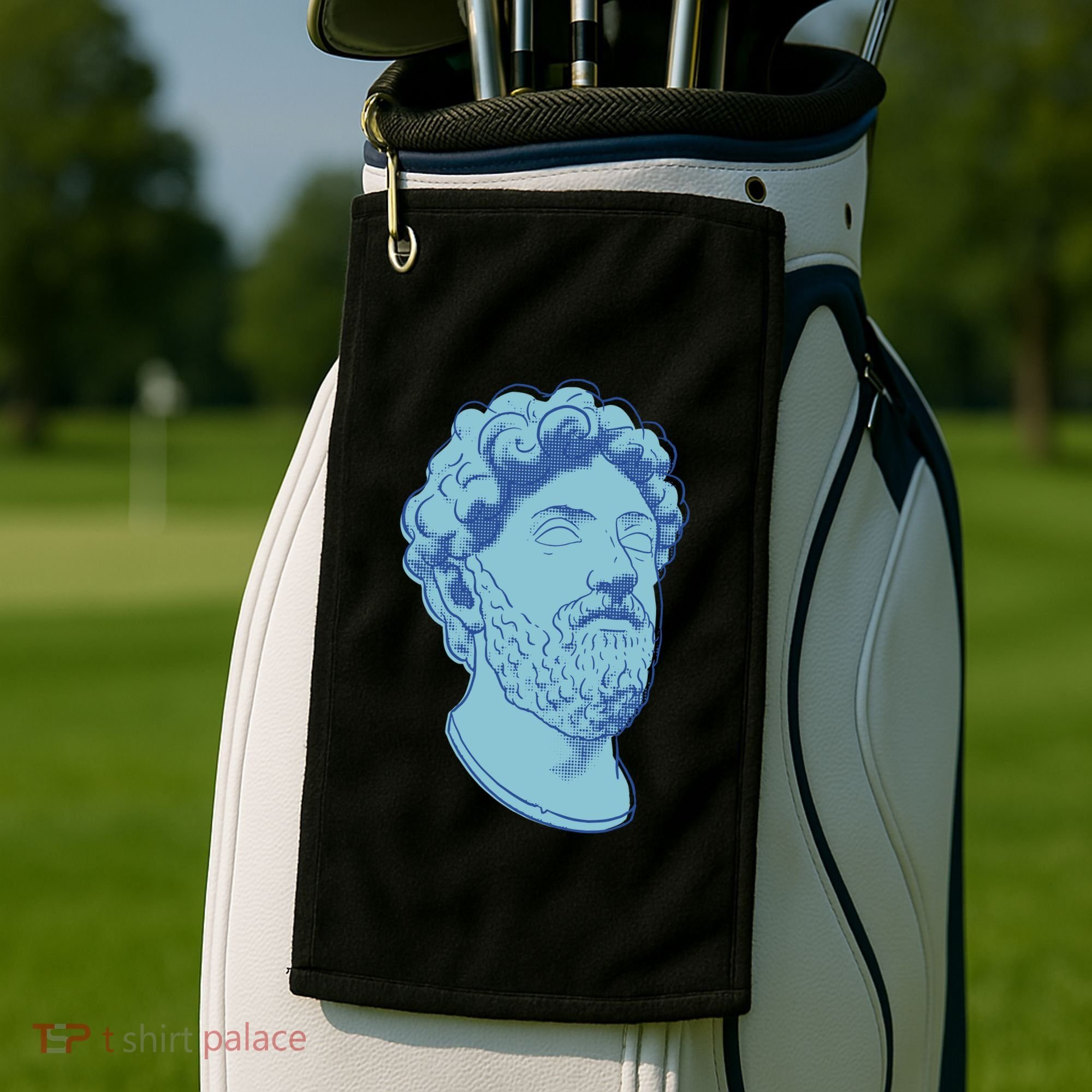 Marcus Aurelius Art Golf Towel