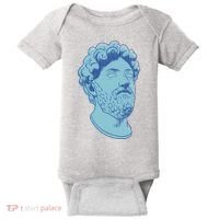 Marcus Aurelius Art Baby Bodysuit thumb 0