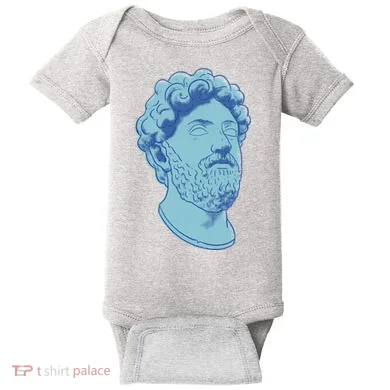 Marcus Aurelius Art Baby Bodysuit
