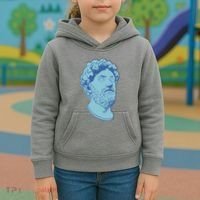 Marcus Aurelius Art Kids Hoodie thumb 3