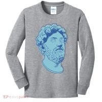 Marcus Aurelius Art Kids Long Sleeve Shirt thumb 0