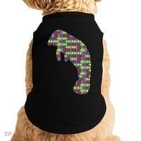 Manatee Autism Awareness Dugong Puzzle Day Mom Gift Doggie Tank thumb 0