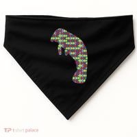 Manatee Autism Awareness Dugong Puzzle Day Mom Gift USA-Made Doggie Bandana thumb 0