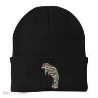 Manatee Autism Awareness Dugong Puzzle Day Mom Gift Beanie thumb 0