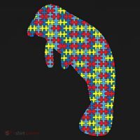 Manatee Autism Awareness Dugong Puzzle Day Mom Gift Women's Hoodie thumb 2