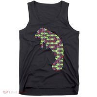 Manatee Autism Awareness Dugong Puzzle Day Mom Gift Tank Top thumb 0